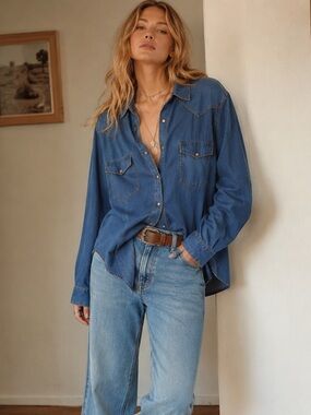 Ryan Michaels $185 MSRP western shirt 100% tencel